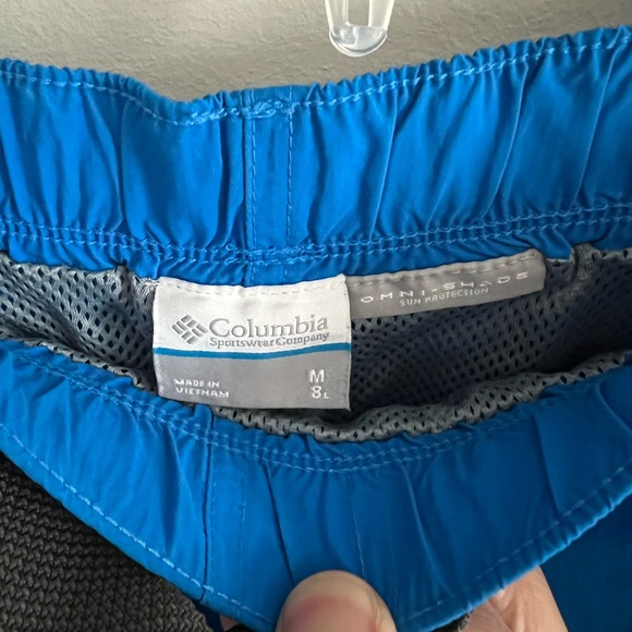 Blue Columbia Swim Trunks, M - Picture 3 of 3